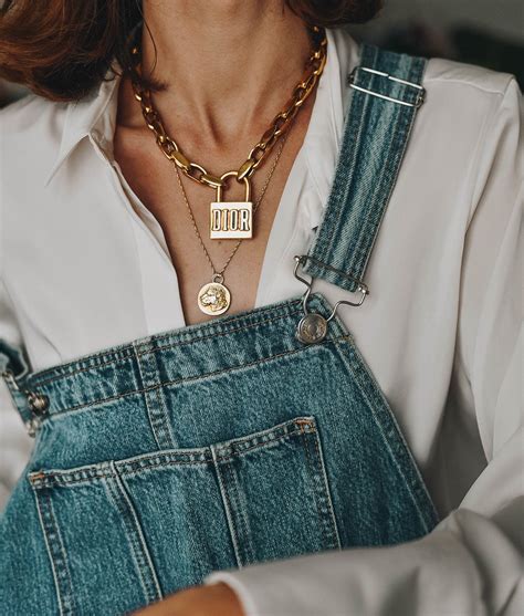 dior lucky locket necklace|dior lock necklace lisa rinna.